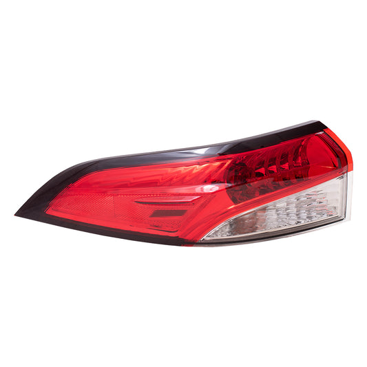 Driver Left Combination Tail Light Assembly Body Mounted Compatible With 2020-2024 Toyota Corolla L/LE/SE Sedan North America Built
