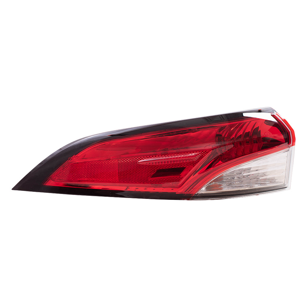 Driver Left Combination Tail Light Assembly Body Mounted Compatible With 2020-2024 Toyota Corolla L/LE/SE Sedan North America Built