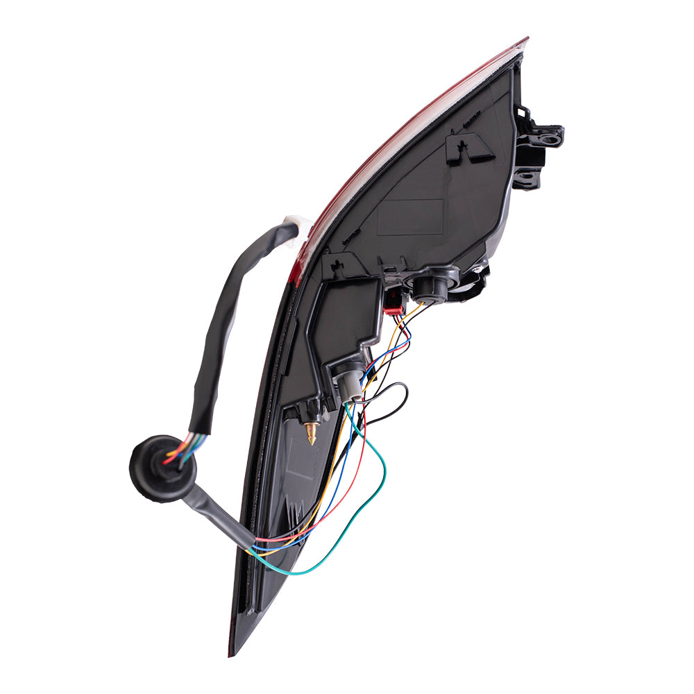 Driver Left Combination Tail Light Assembly Body Mounted Compatible With 2020-2024 Toyota Corolla L/LE/SE Sedan North America Built