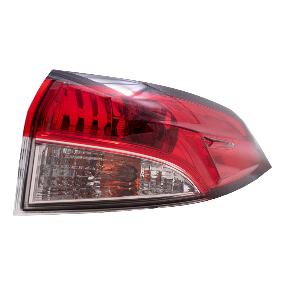 Brock Aftermarket Replacement Passenger Right Combination Tail Light Assembly Body Mounted Compatible With 2020-2022 Toyota Corolla L/LE/SE Sedan North America Built