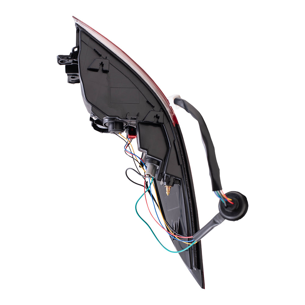 Passenger Right Combination Tail Light Assembly Body Mounted Compatible With 2020-2024 Toyota Corolla L/LE/SE Sedan North America Built