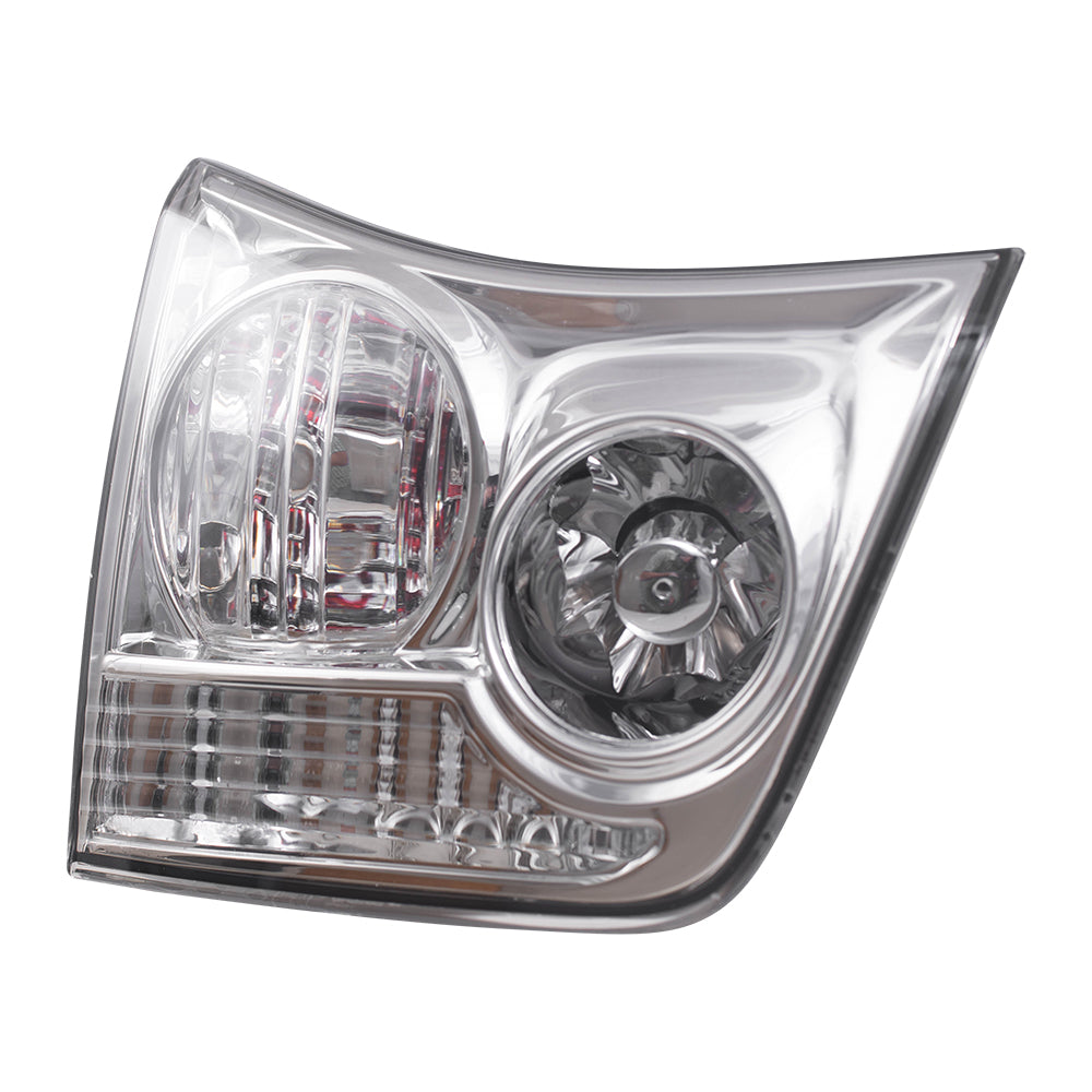 Brock Replacement Driver and Passenger Taillights Tail Lamps Compatible with 04-06 SUV 81561-33500 81551-33500