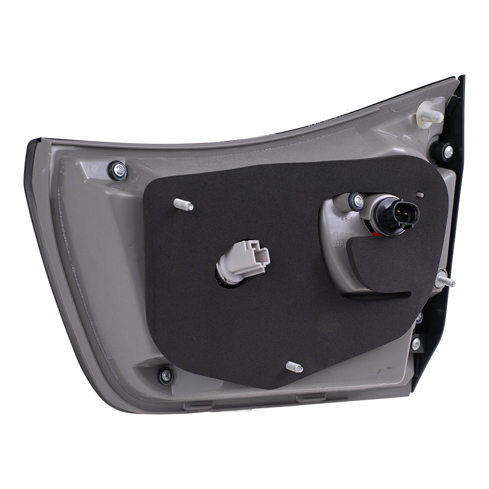 Brock Replacement Driver and Passenger Taillights Tail Lamps Compatible with 04-06 SUV 81561-33500 81551-33500