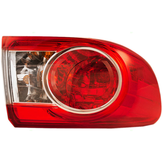 Brock Replacement Passengers Taillight Tail Lamp Compatible with 11-13 Corolla 81550-02580