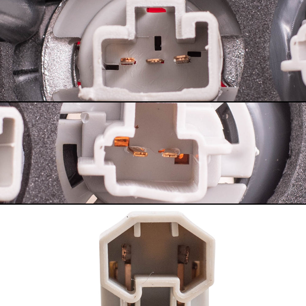 Brock Replacement Driver Side Tail Lights Quarter Mounted and Lid Mounted Set Compatible with 2014-2016 Corolla