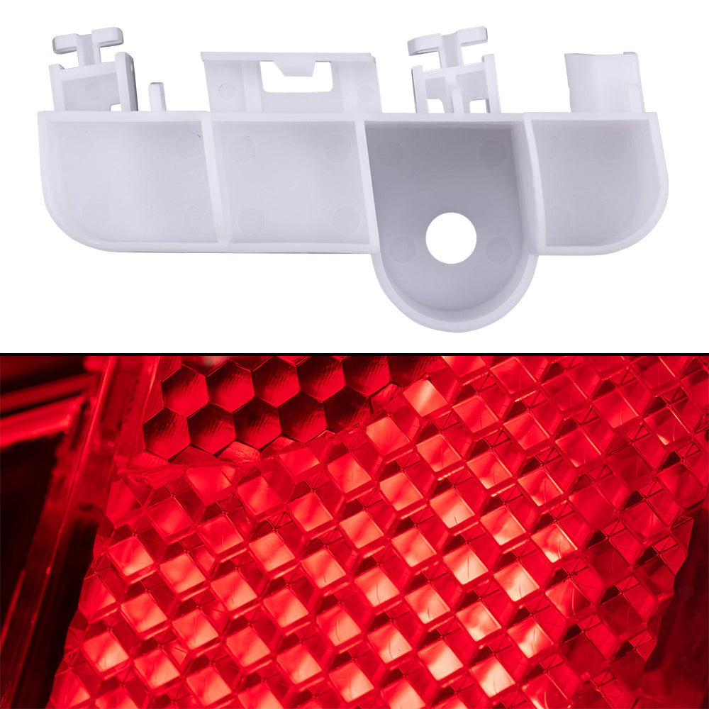 Brock Replacement Passenger Side Tail Lights Quarter Mounted and Lid Mounted Set Compatible with 2014-2016 Corolla