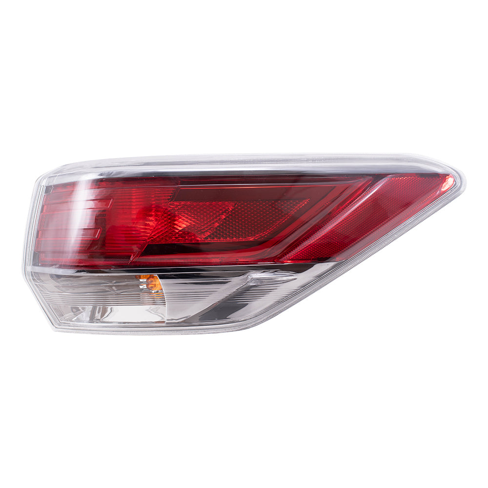 Brock Replacement Driver and Passenger Taillights Tail Lamps Quarter Panel Mounted Lenses Compatible with 14-15 SUV 81560-0E100 81550-0E100