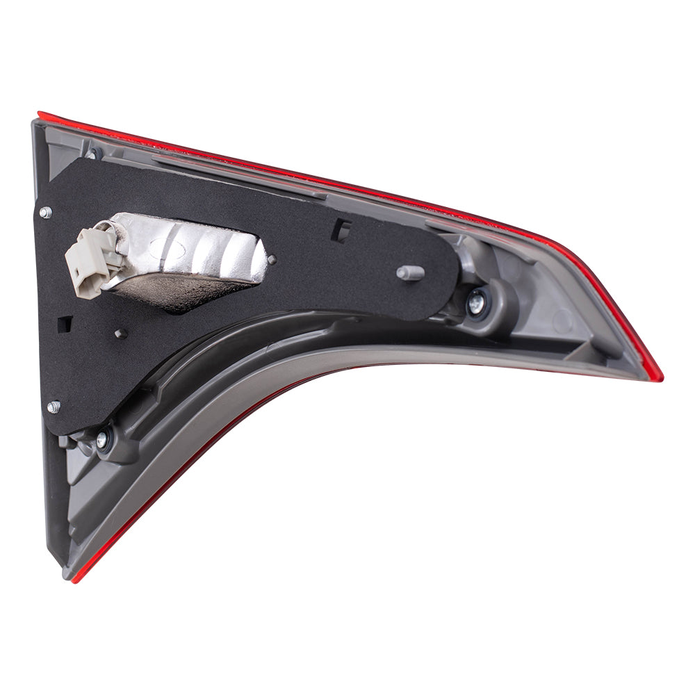 Brock Replacement Passengers Taillight Lid Mounted Tail Lamp Compatible with 14-16 Corolla 81580-02510