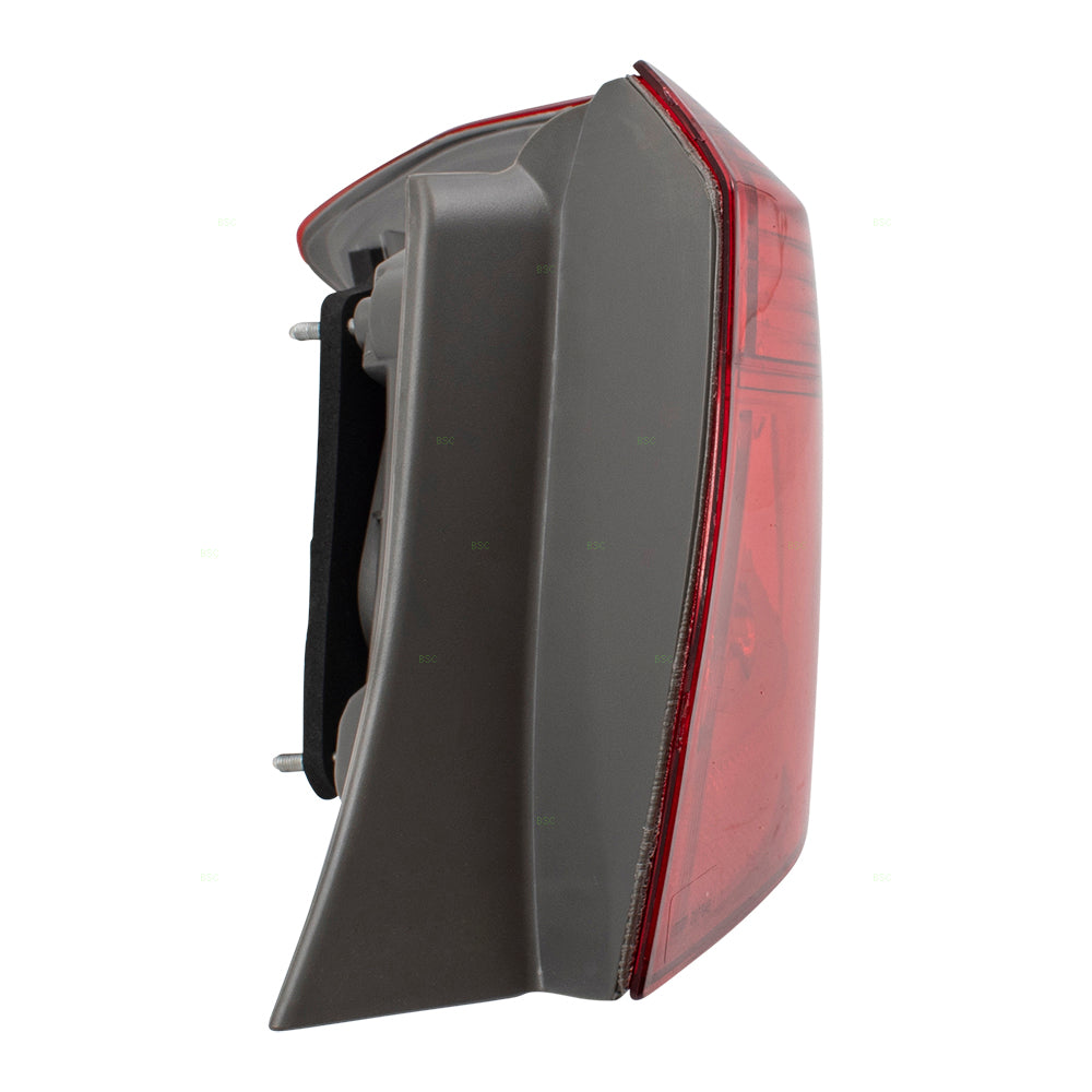 Brock Replacement Passengers Tail Light Red w/ Reverse LED Lamp Right Compatible with 17-19 Corolla 8155002B10