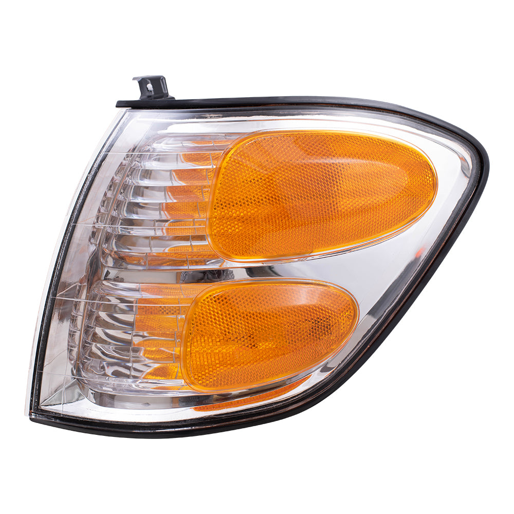 Brock Replacement Driver Side Signal Light Assembly Compatible with 2001-2004 Sequoia & 2004 Tundra Double Cab