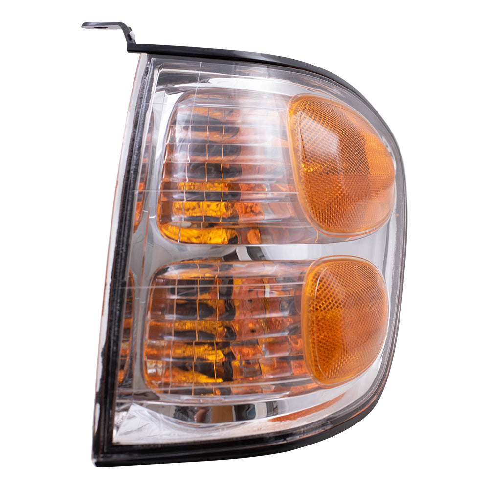 Brock Replacement Driver Side Signal Light Assembly Compatible with 2001-2004 Sequoia & 2004 Tundra Double Cab