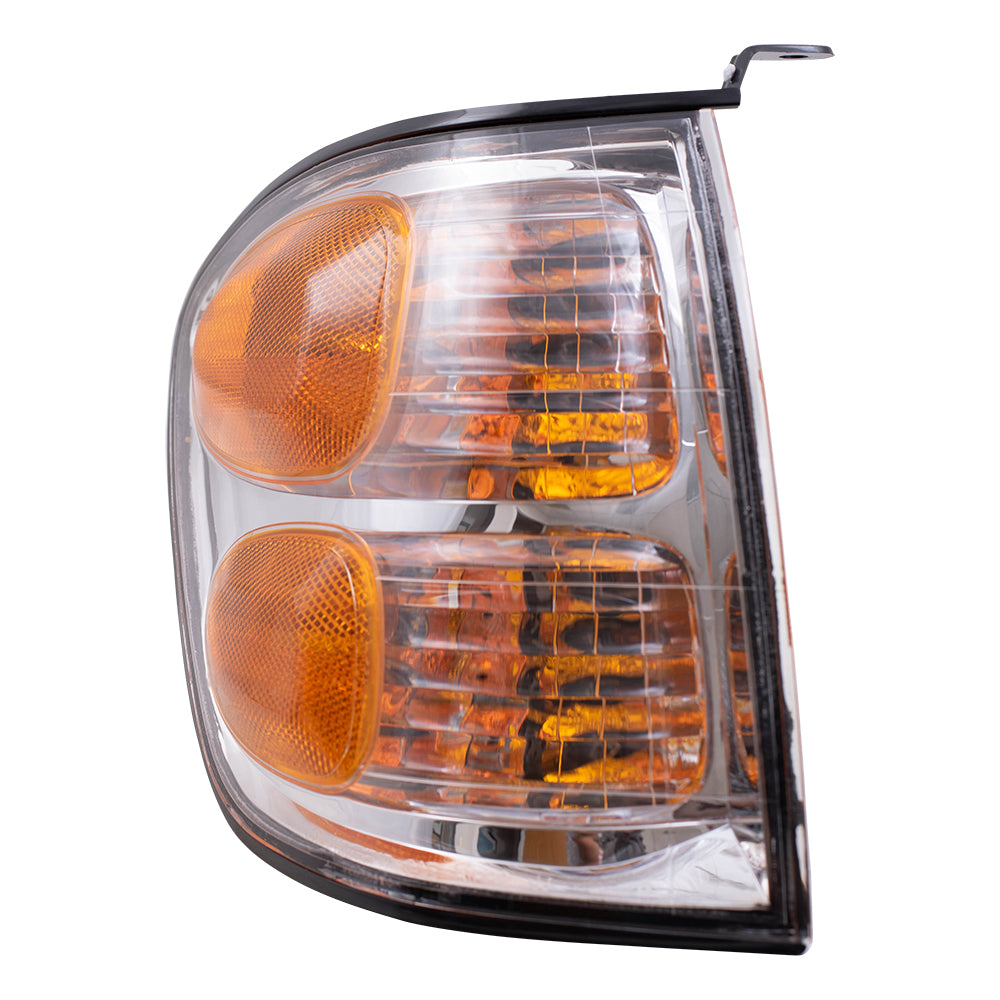 Brock Replacement Passenger Side Signal Light Assembly Compatible with 2001-2004 Sequoia & 2004 Tundra Double Cab