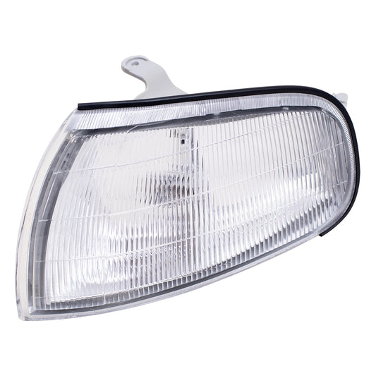 Brock Replacement Drivers Park Signal Front Marker Light Lamp Lens Compatible with 92-94 Camry 8162006010