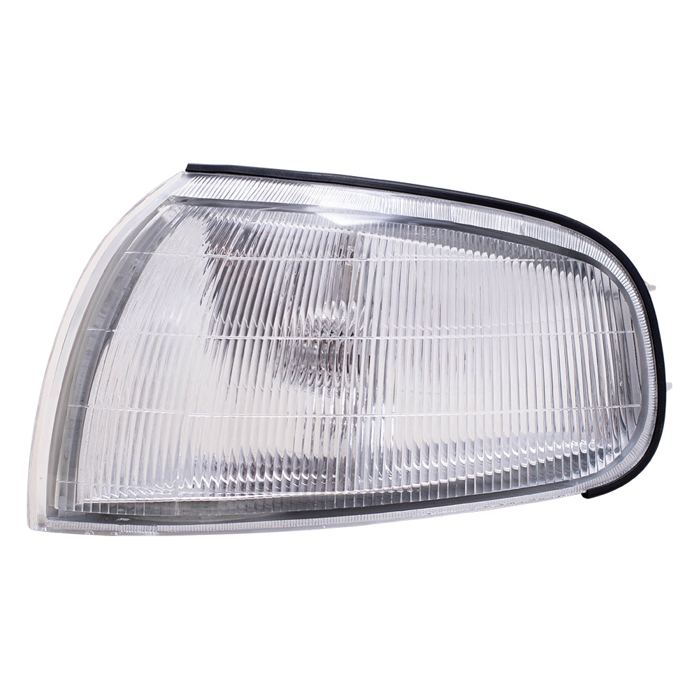 Brock Replacement Drivers Park Signal Front Marker Light Lamp Lens Compatible with 92-94 Camry 8162006010