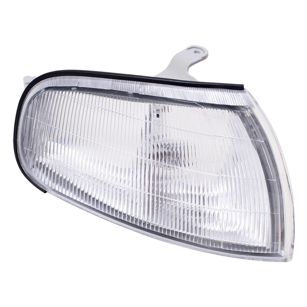 Brock Replacement Passengers Park Signal Corner Marker Light Lamp Lens Compatible with 92-94 Camry 8161006010