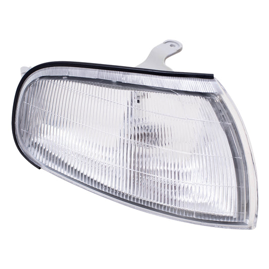 Brock Replacement Passengers Park Signal Corner Marker Light Lamp Lens Compatible with 92-94 Camry 8161006010