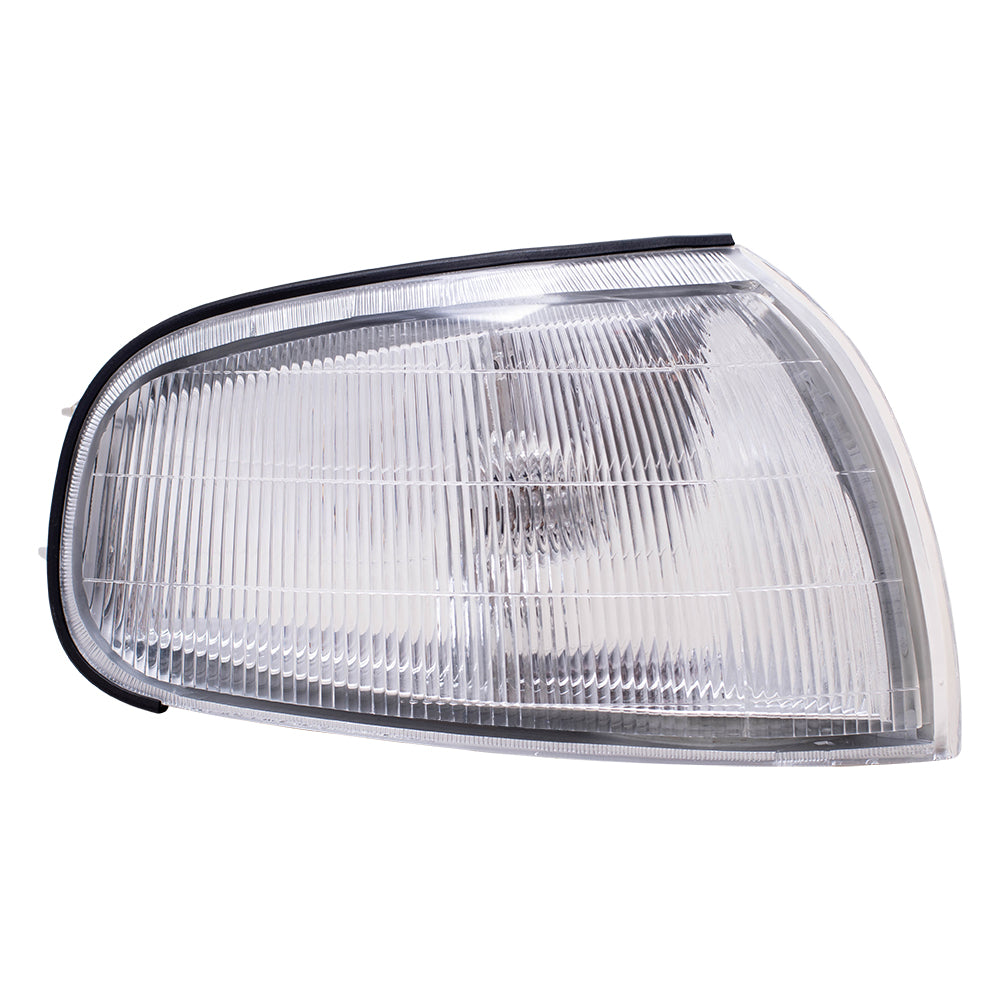 Brock Replacement Passengers Park Signal Corner Marker Light Lamp Lens Compatible with 92-94 Camry 8161006010