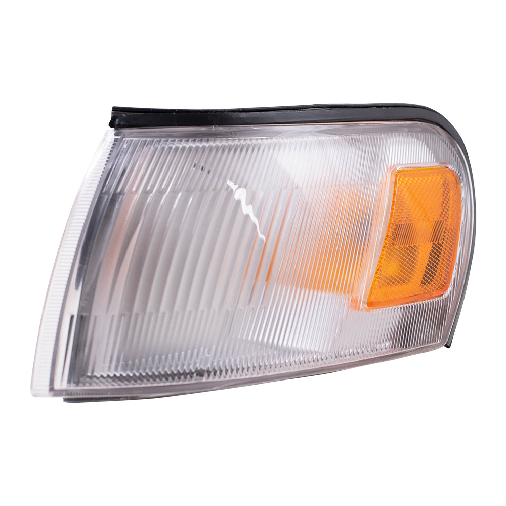 Brock Replacement Drivers Park Signal Corner Clearance Light Lamp Compatible with 1993-1997 Corolla 81620-12600