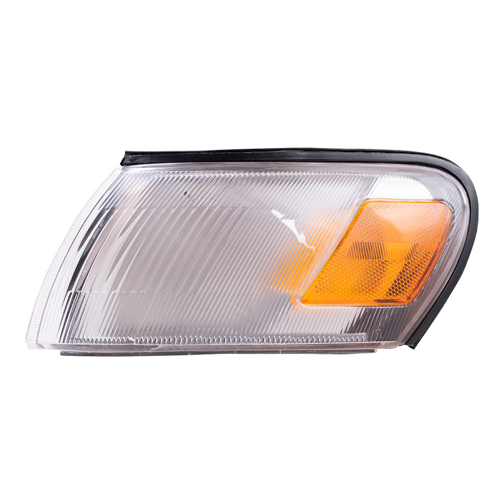 Brock Replacement Drivers Park Signal Corner Clearance Light Lamp Compatible with 1993-1997 Corolla 81620-12600