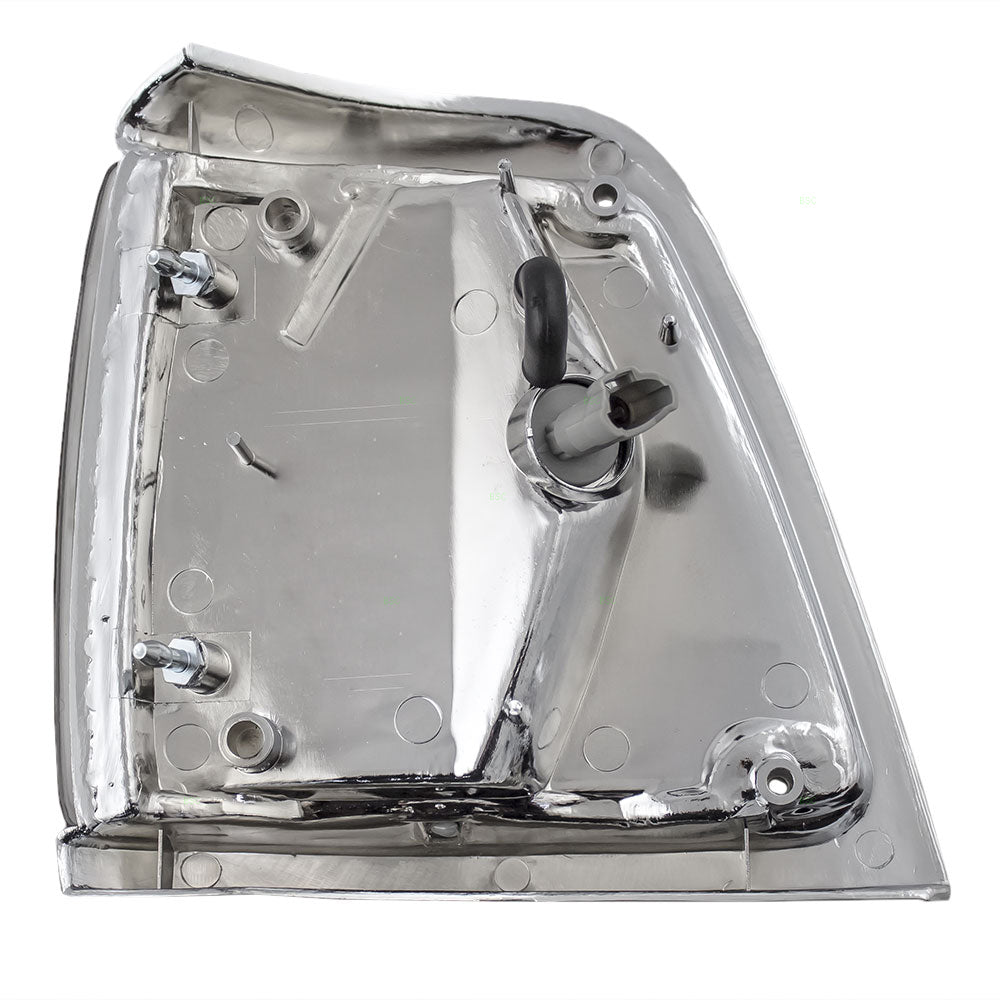 Fits Toyota Pickup Truck 92-95 Passengers Corner Signal Marker Light Chrome Trim