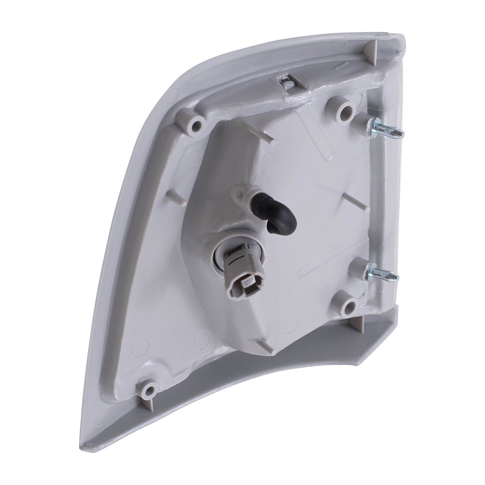 Brock Replacement Drivers Park Clearance Light Lamp with Grey Trim Compatible with 92-95 Pickup Truck 2-Wheel Drive 8162035090