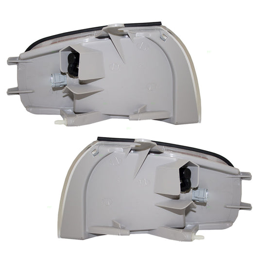 Brock Replacement Set Driver and Passenger Park Signal Corner Marker Lights Lamps Compatible with 1995-1996 Camry 81620-33030 81610-33030