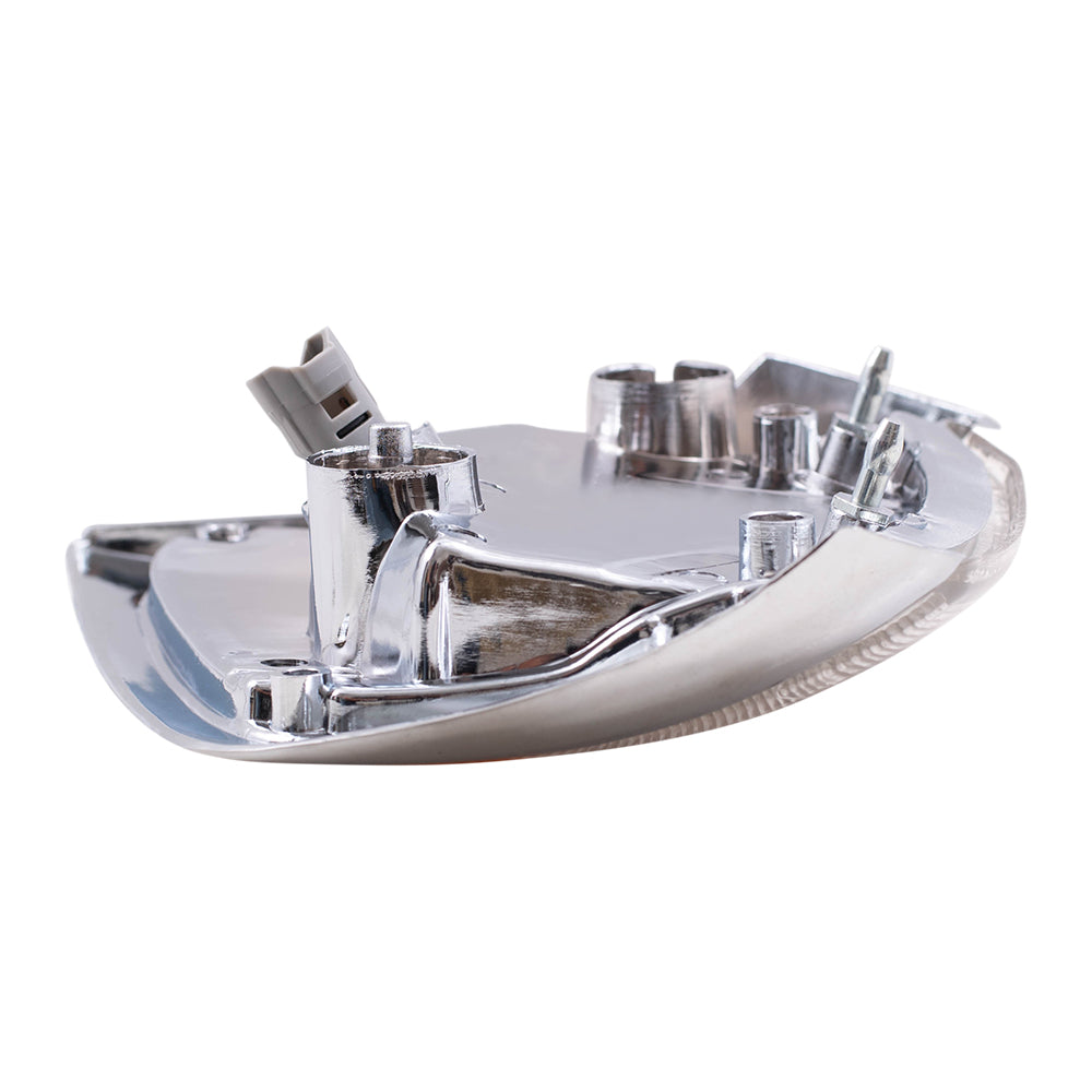 Fits Toyota Pickup Truck 89-91 Passenger Corner Signal Marker Lamp - Chrome Trim