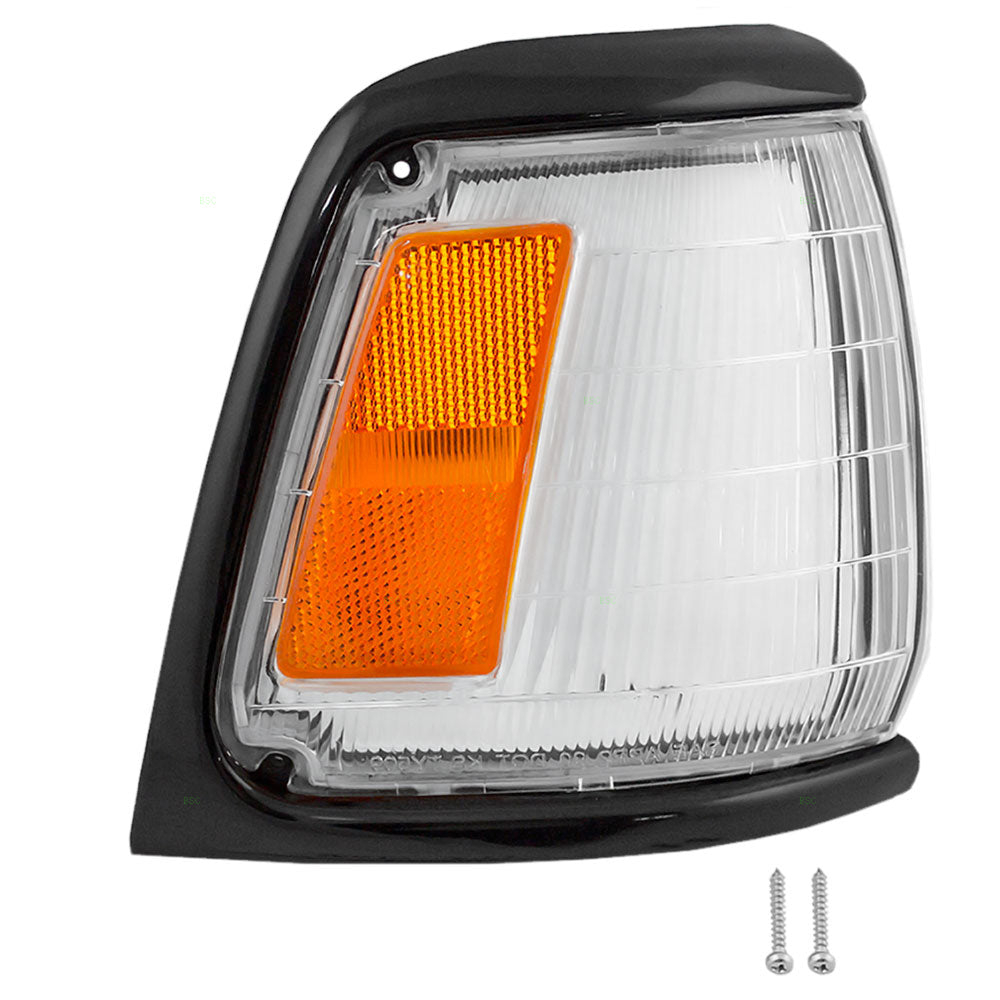 Fits Toyota Pickup Truck 89-91 Passenger Corner Signal Light Paint-to-Match Trim