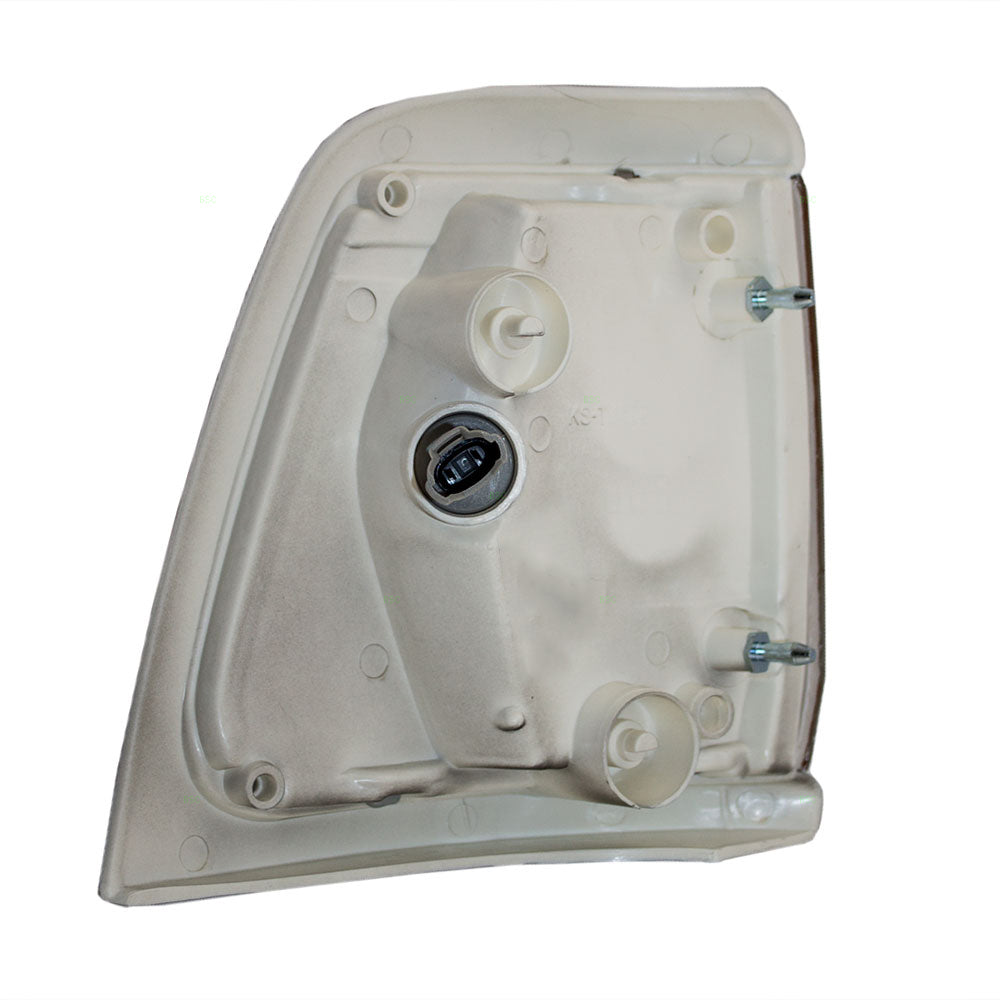 Fits Toyota Pickup Truck 89-91 Drivers Front Park Signal Marker Light Black Trim