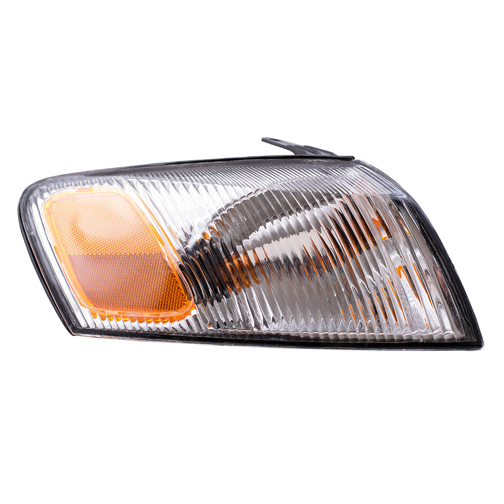 Brock Replacement Set Driver and Passenger Park Signal Corner Marker Lights Compatible with 1997-1999 Camry 81520-AA010 81510-AA010