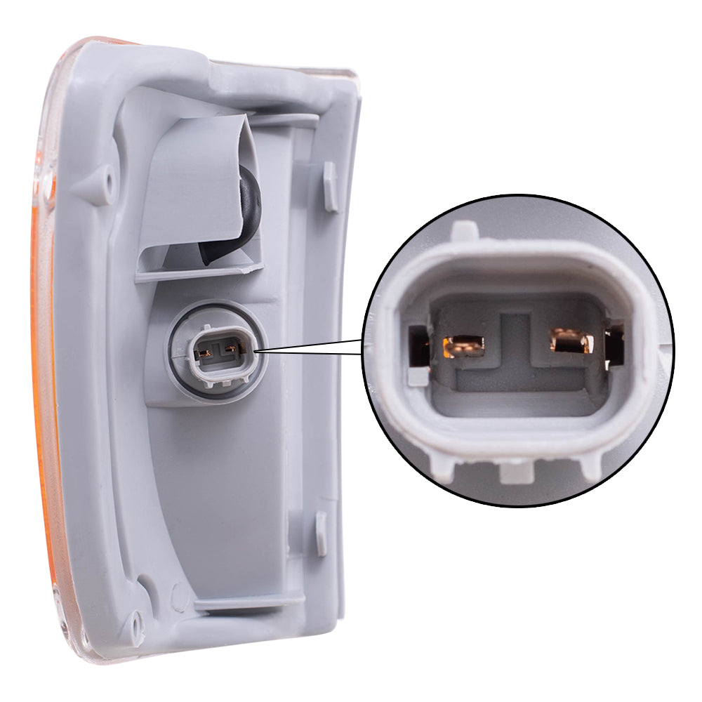 Fits Toyota T100 93-98 Truck Drivers Corner Park Signal Marker Light Assembly