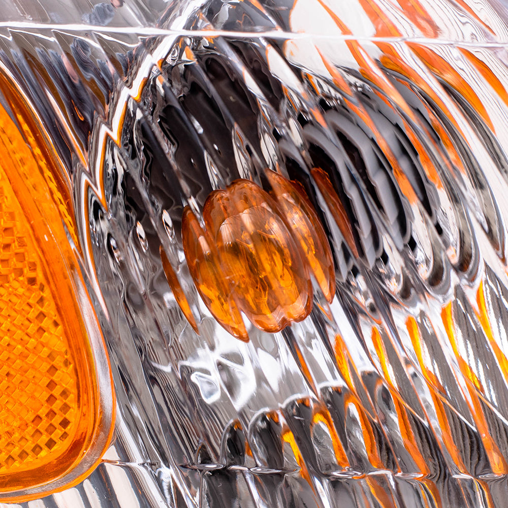 Brock Replacement Set Driver and Passenger Park Signal Corner Marker Lights Lamps Compatible with 1998-2000 Corolla 81520-02040 81510-02040