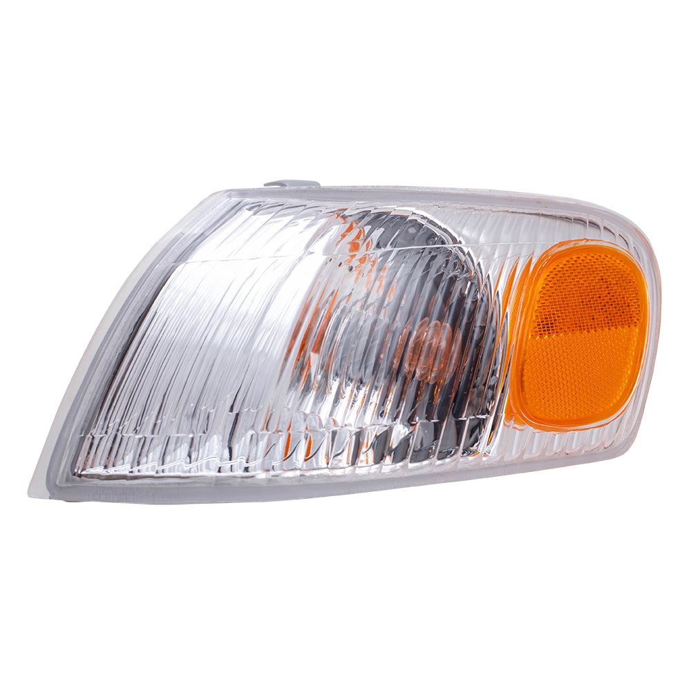 Brock Replacement Drivers Park Signal Corner Marker Light Compatible with 1998-2000 Corolla 81520-02040