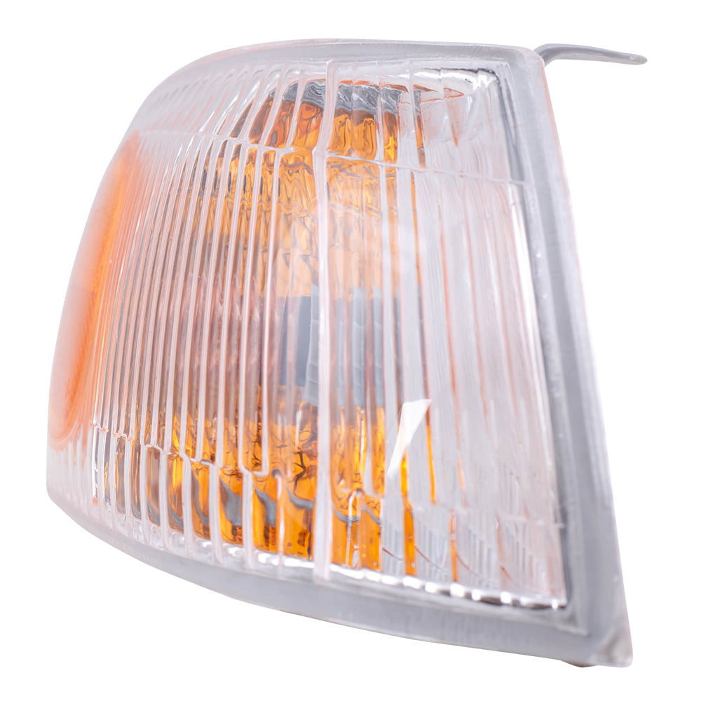 Brock Replacement Set Driver and Passenger Park Signal Corner Marker Lights Lamps Compatible with 1998-2000 Corolla 81520-02040 81510-02040