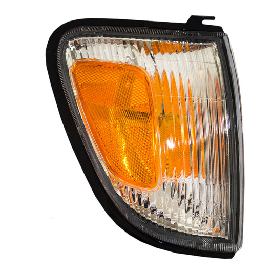 Brock Replacement Passengers Park Signal Side Marker Light Lamp Compatible with 1997-2000 Tacoma 8161004060