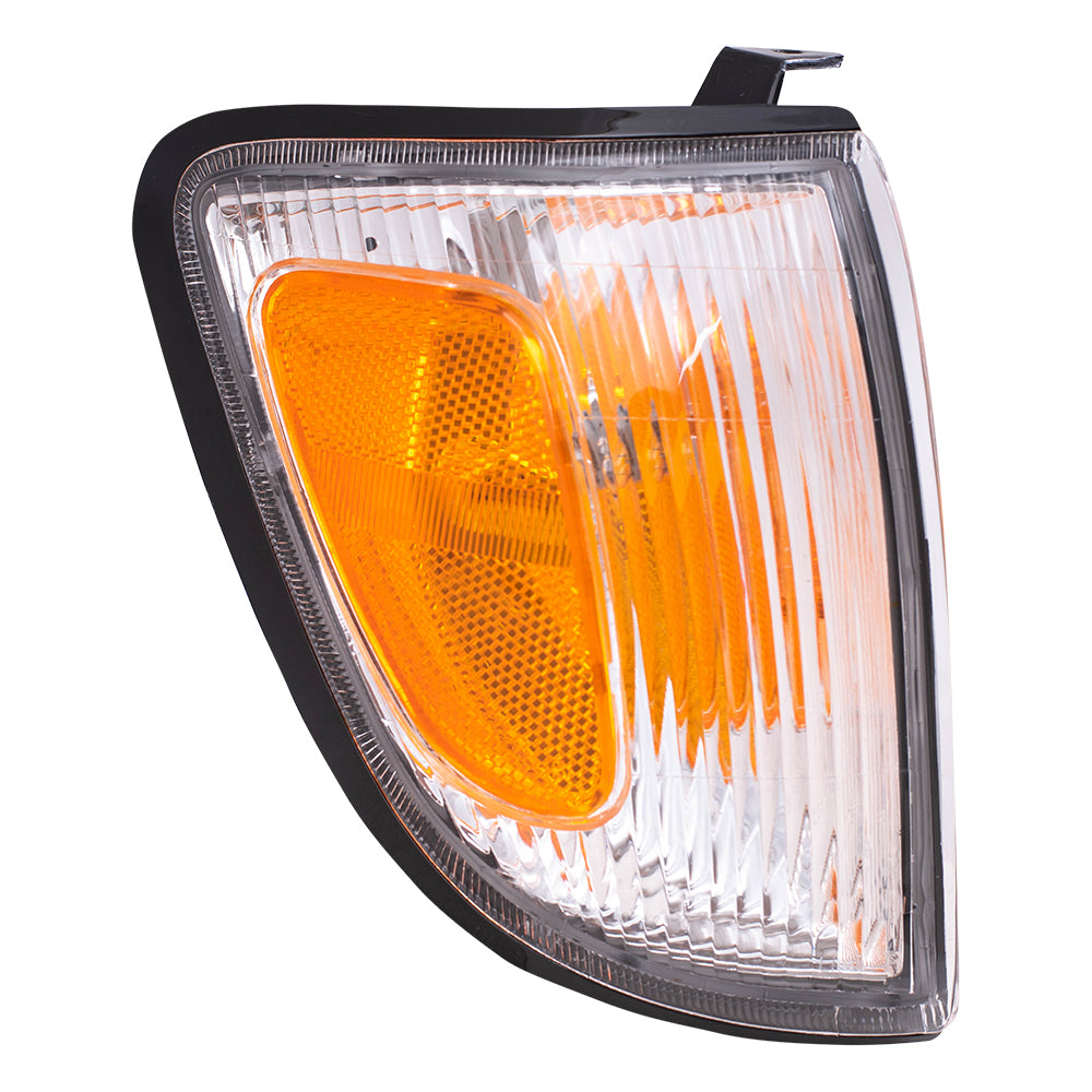 Brock Replacement Set Driver and Passenger Park Signal Side Marker Lights Lamps Compatible with 1997-2000 Tacoma 2-Wheel Drive Pickup Truck 81620-04050 81610-04050