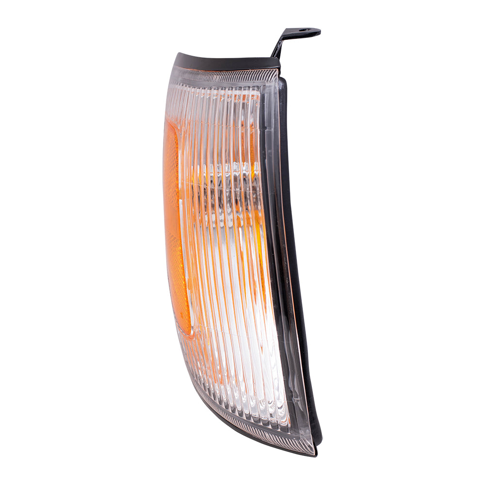 Brock Replacement Passengers Park Signal Side Marker Light Lamp Compatible with 1997-2000 Pickup Truck 8161004050