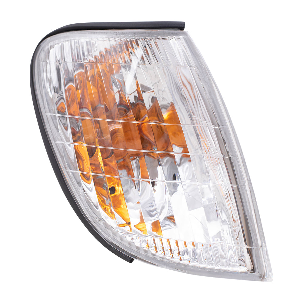 Brock Replacement Passengers Park Signal Corner Marker Light Lamp Lens Compatible with 98-00 LS400 81511-50060