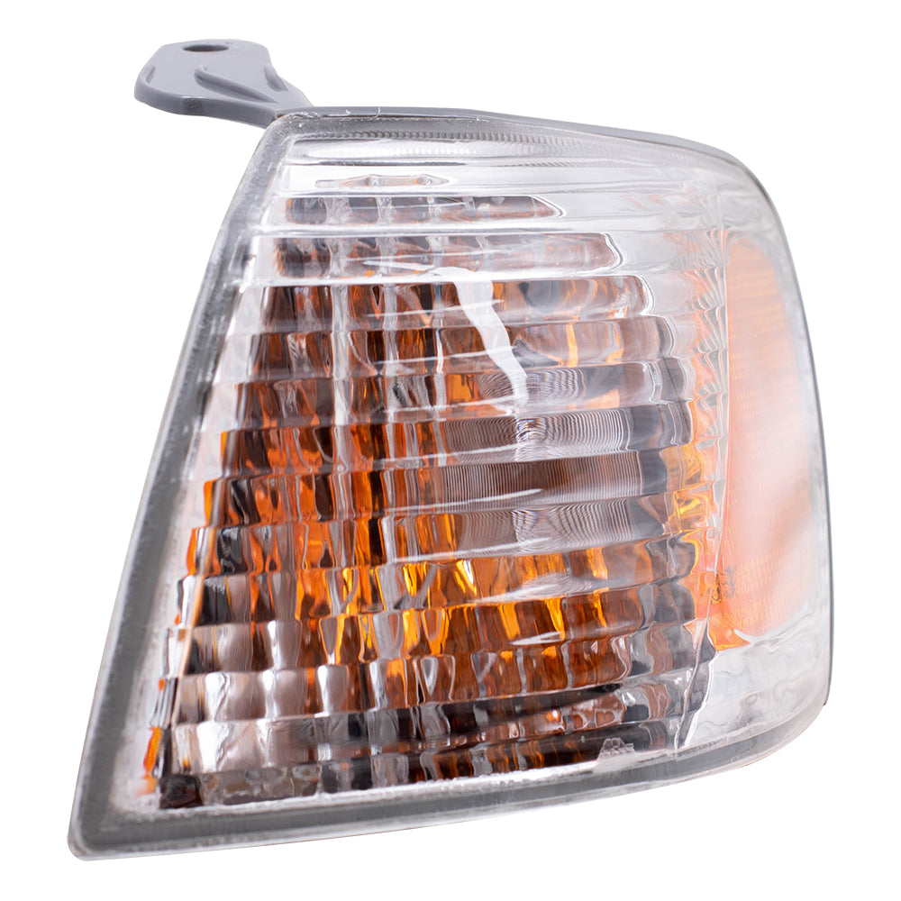 Brock Replacement Drivers Signal Corner Marker Light Lamp Lens Compatible with 2000-2001 Camry 81520-AA020