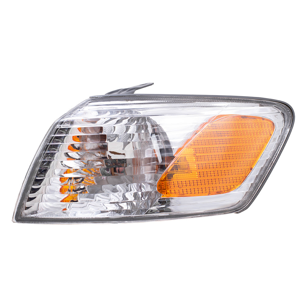 Brock Replacement Drivers Signal Corner Marker Light Lamp Lens Compatible with 2000-2001 Camry 81520-AA020