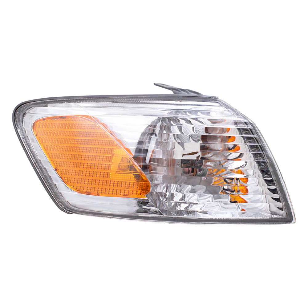 Brock Replacement Set Driver and Passenger Park Signal Corner Marker Lights Lamps Compatible with 2000-2001 Camry 81520-AA020 81510-AA020