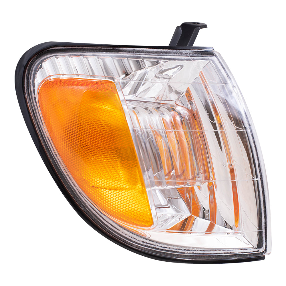 Brock Replacement Driver and Passenger Signal Corner Marker Lights Lamps Compatible with 2000-2004 Pickup Truck 815200C010 815100C010