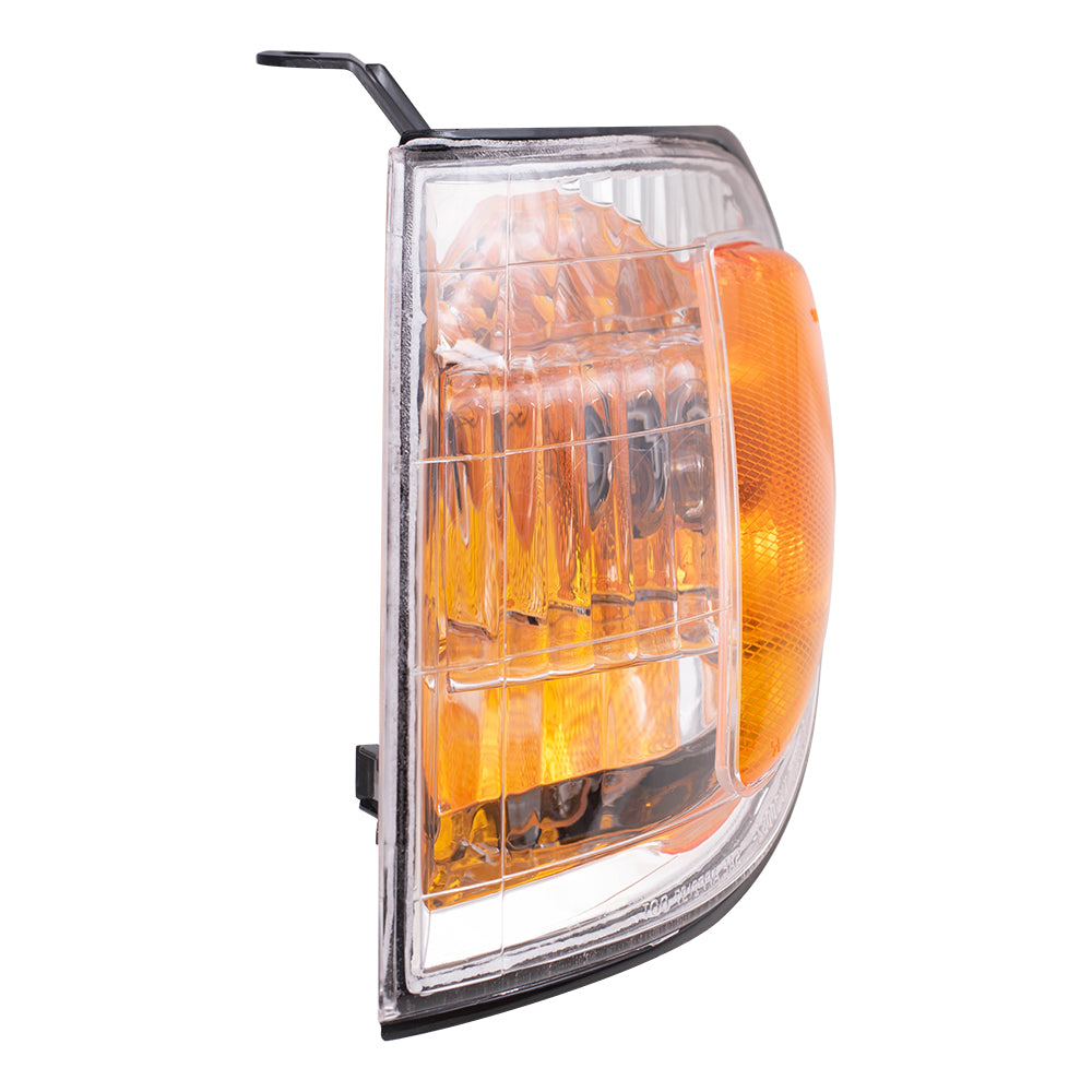 Brock Replacement Drivers Signal Corner Marker Light Lamp Compatible with 2000-2004 Tundra Pickup Truck 815200C010