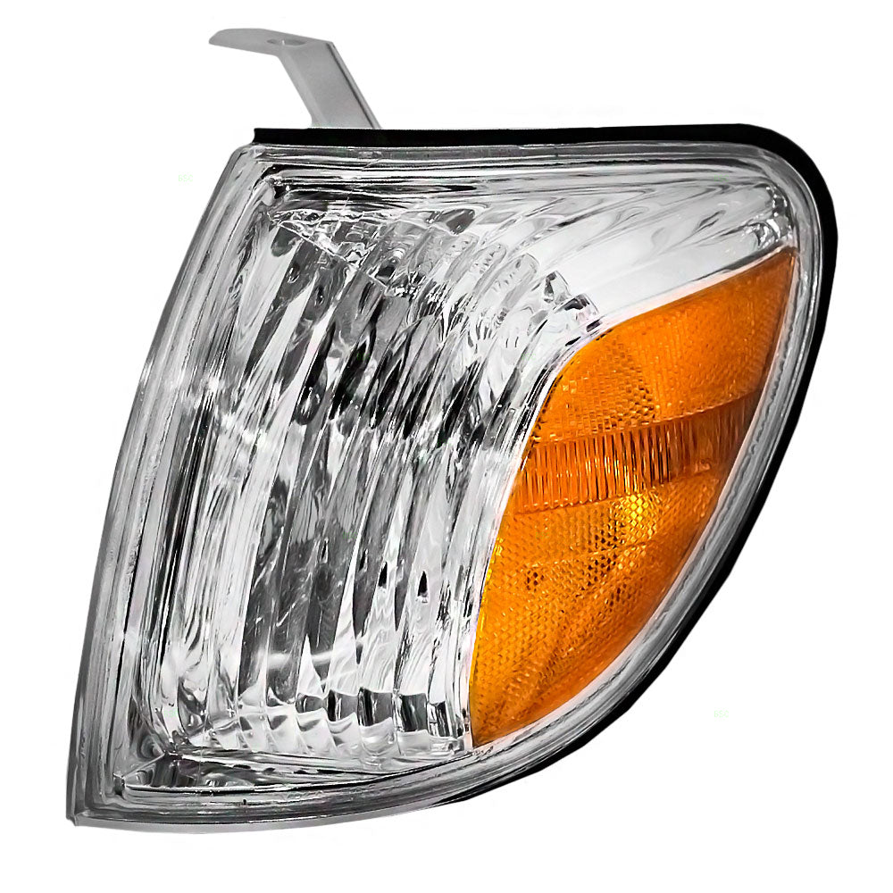 Brock Replacement Drivers Park Signal Corner Marker Light Lamp Lens Compatible with 05-06 Pickup Truck 81520-0C040