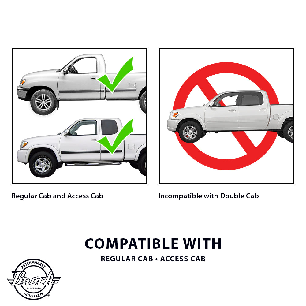 Brock Replacement Drivers Park Signal Corner Marker Light Lamp Lens Compatible with 05-06 Pickup Truck 81520-0C040