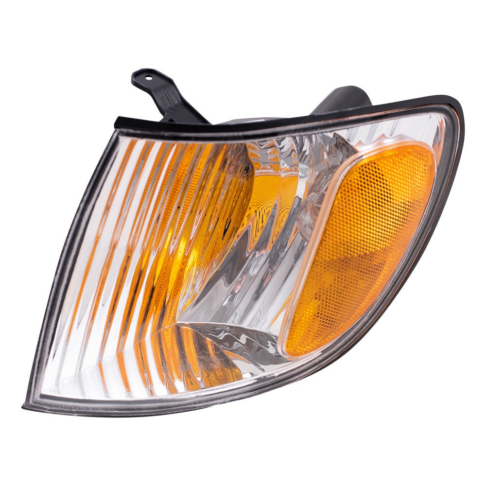 Brock Replacement Drivers Park Signal Corner Marker Light Lamp Compatible with 2001-2003 Sienna Van 81520-08020