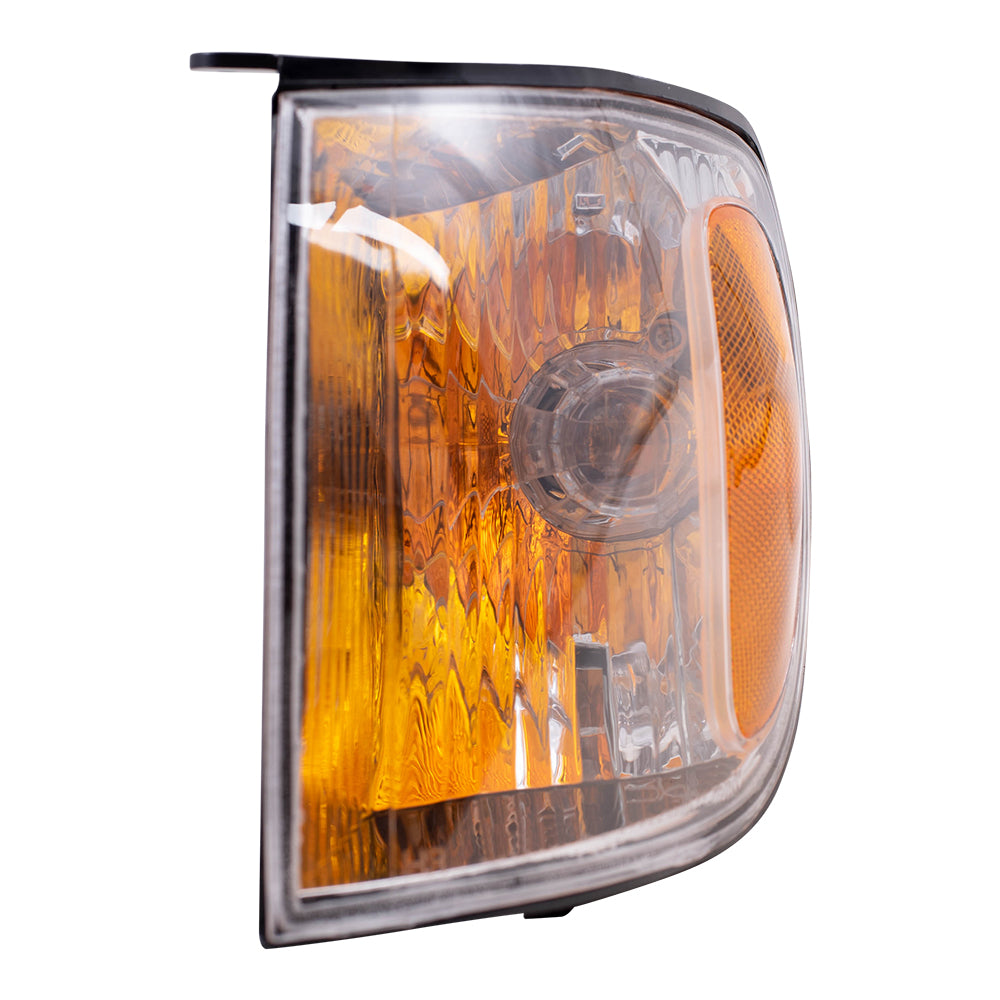 Brock Replacement Drivers Park Signal Corner Marker Light Lamp Compatible with 2001-2003 Sienna Van 81520-08020