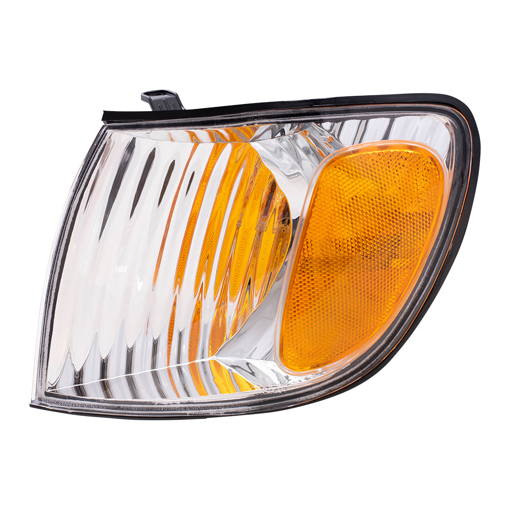 Brock Replacement Drivers Park Signal Corner Marker Light Lamp Compatible with 2001-2003 Sienna Van 81520-08020