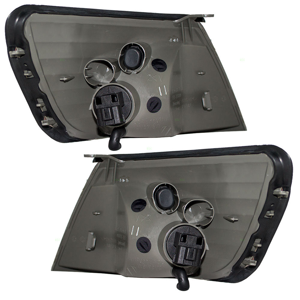 Brock Replacement Driver and Passenger Park Signal Corner Marker Lights Lamps Lenses Compatible with 2000-2001 ES300 81520-33100 81510-33100