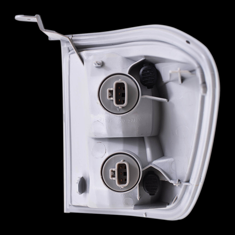 Brock Replacement Driver and Passenger Side Signal Light Assemblies Set Compatible with 2005-2007 Toyota Sequoia